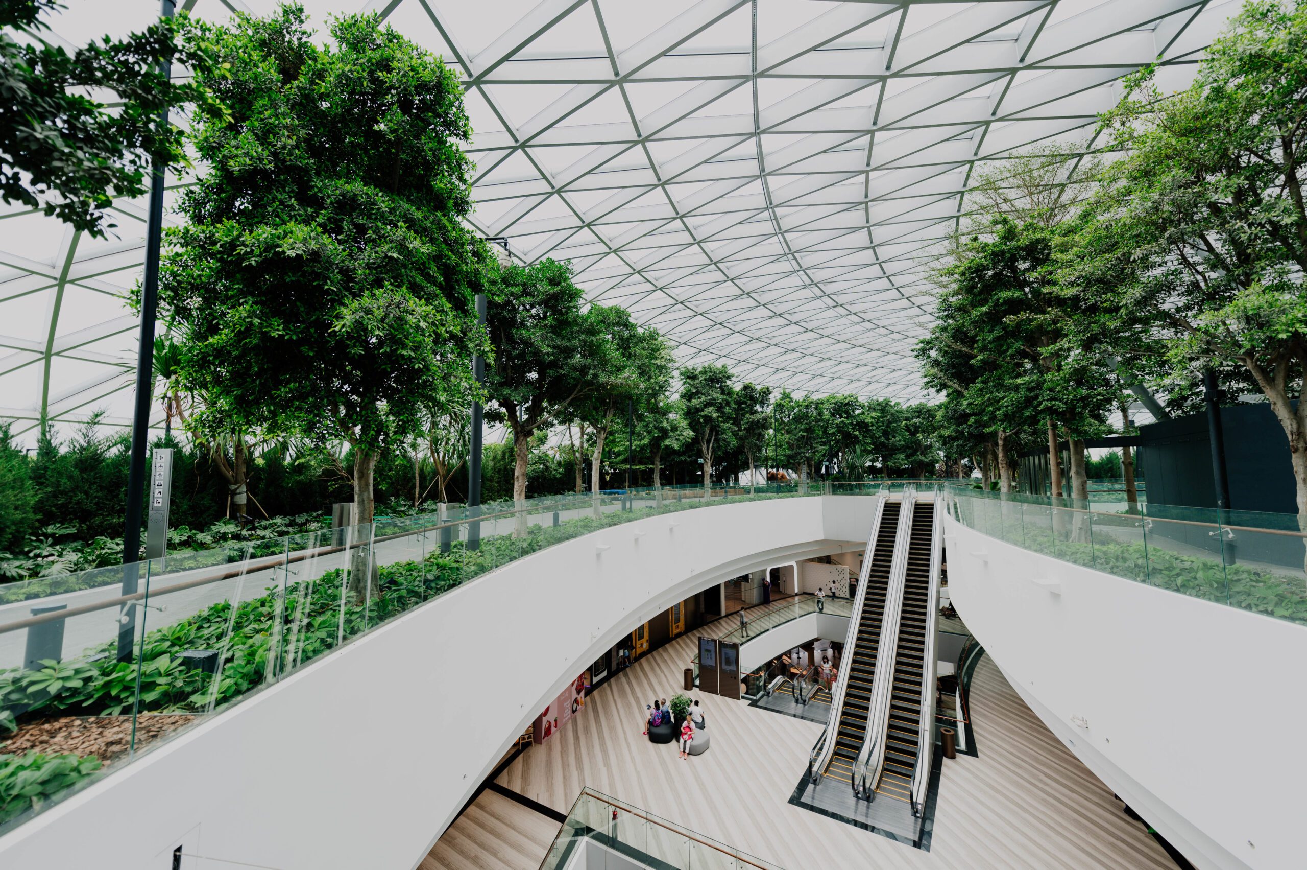 tensile fabric path way covers structure